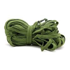 [Bán lẻ theo 1 mét] Dây dù xanh dẹp loại tốt - bề rộng 10mm x bề dày 3mm