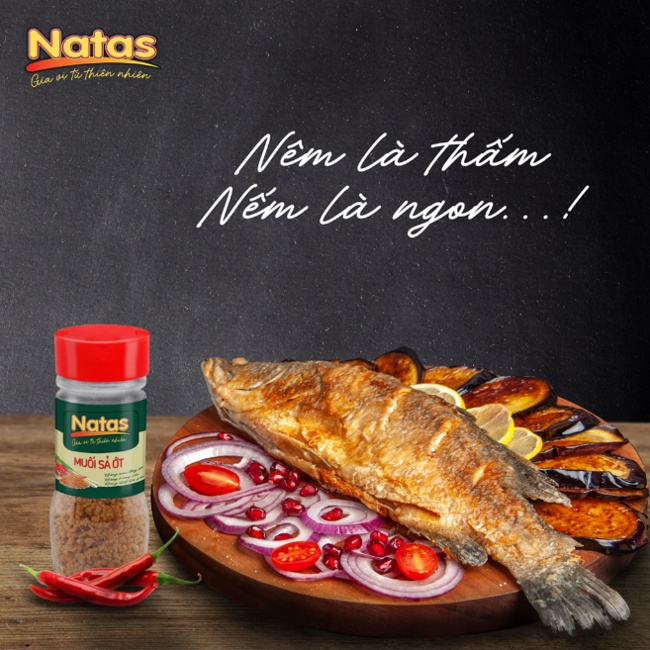 Muối Sả Ớt Natas Hũ 60g