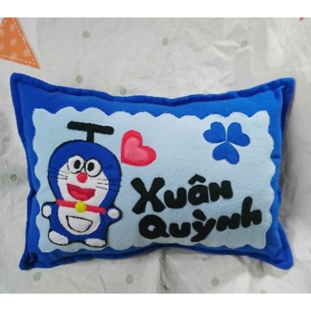 Gối nằm handmade doremon