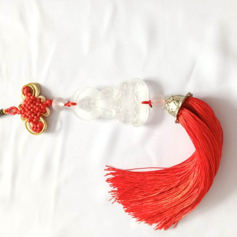 Dây phật bình an treo xe hơi, thuật phong thủy, trấn trạch, cầu bình an