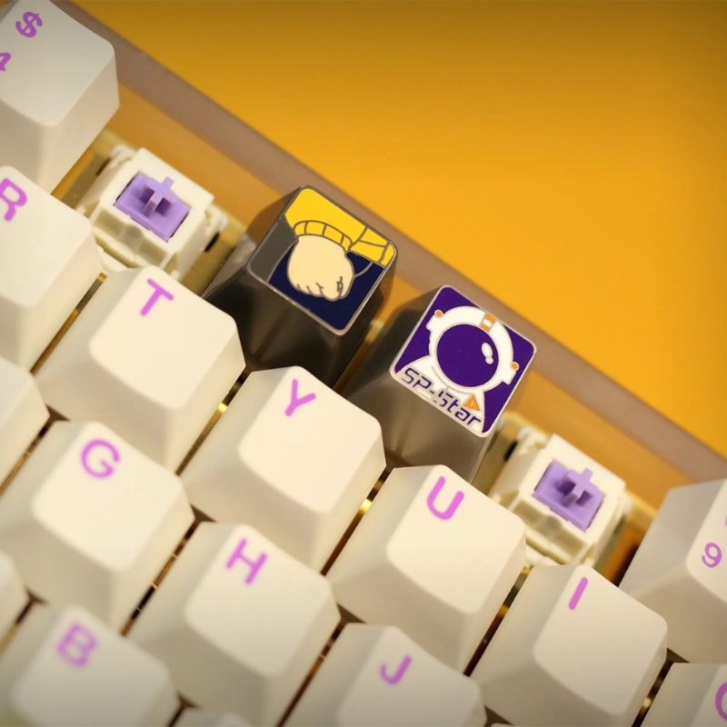 Nút Bàn Phím Bằng Kim Loại Hình Ngôi Sao / Phi Hành Gia Cho Cherry MX