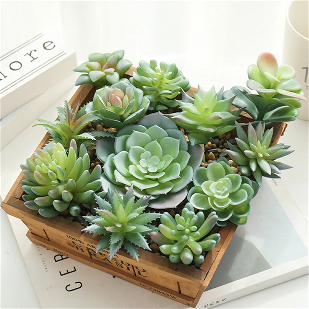 Chậu Cây Cảnh Nhân Tạo Bằng Nhựa Độc Đáo Trang Trí Nhà Cửa/ Sân Vườn