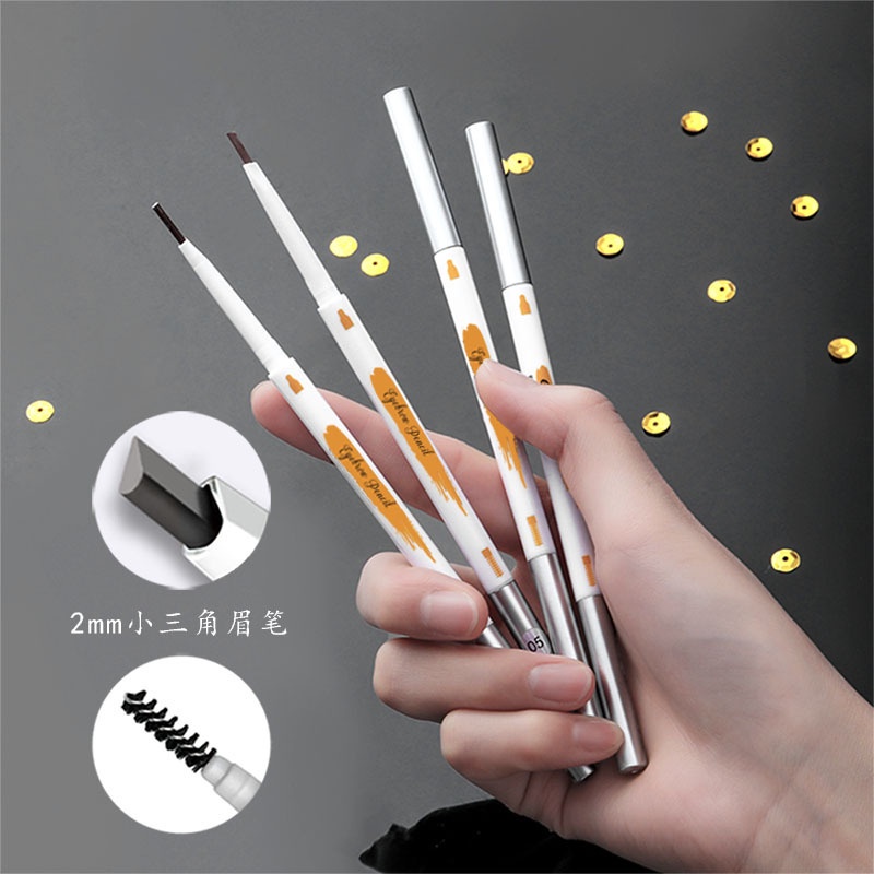 [Hàng mới về] Bút chì kẻ lông mày Emaymei thiết kế hai đầu siêu mịn tự nhiên chống nước không nhòe | BigBuy360 - bigbuy360.vn