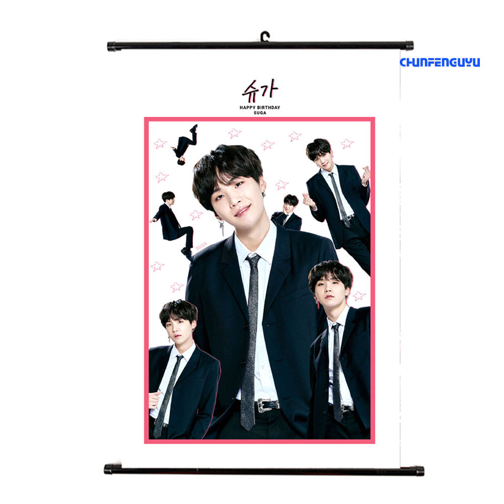 Poster Treo Tường In Hình Nhóm Nhạc Bts 2019 Jungkook Suga Jimin J-Hope