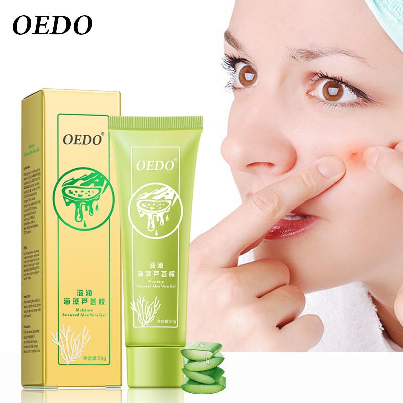 Bộ gel lô hội rong biển hydrat hóa làm trắng sáng da chống nếp nhăn lão hóa cải thiện da khô OEDO