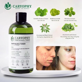 NƯỚC HOA HỒNG ngăn ngừa và giảm mụn cấp ẩm CAROPHY PORTULACA TONER - Chính hãng