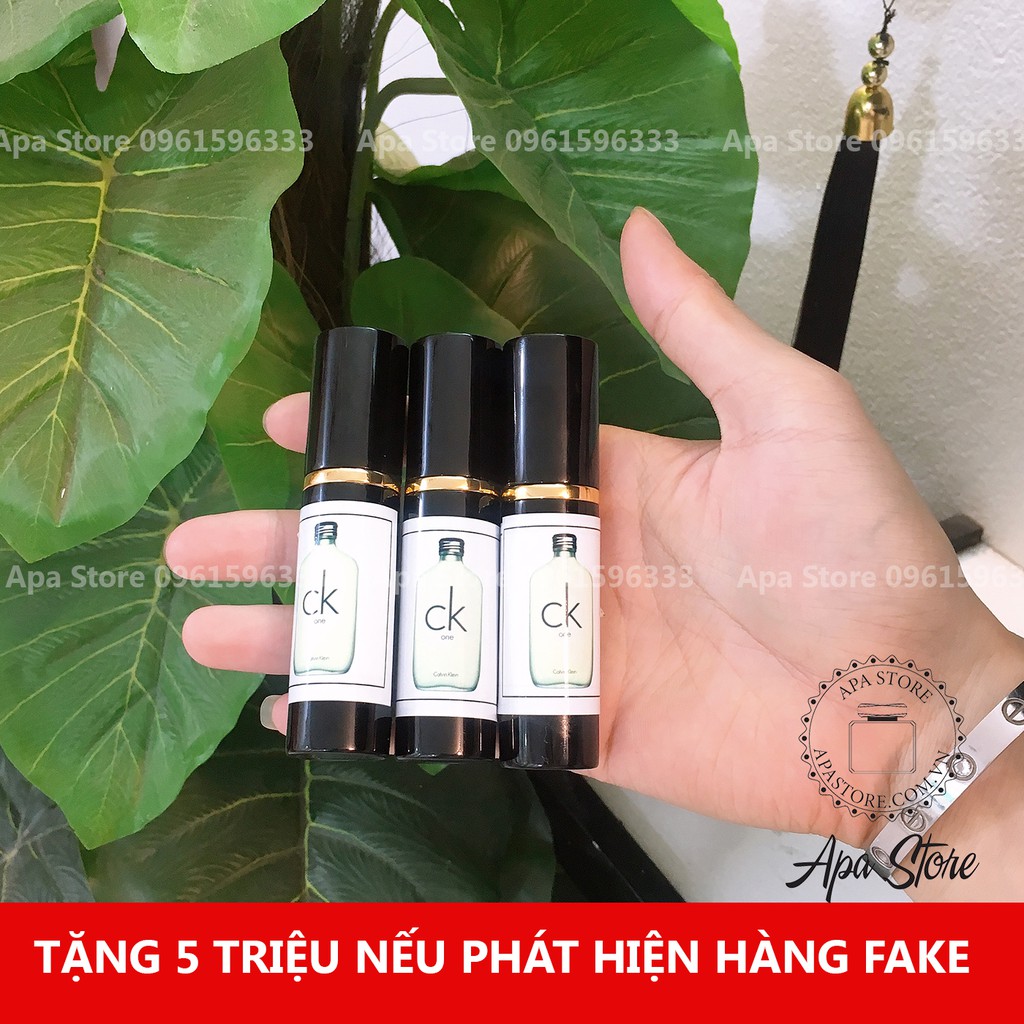 Nước Hoa Nam CK One Chai 10ml Giá Cực Tốt