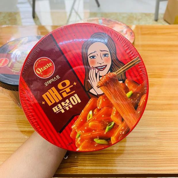 (2 loại) Bánh gạo Hàn Quốc Topokki & Miến OTaste 128gr