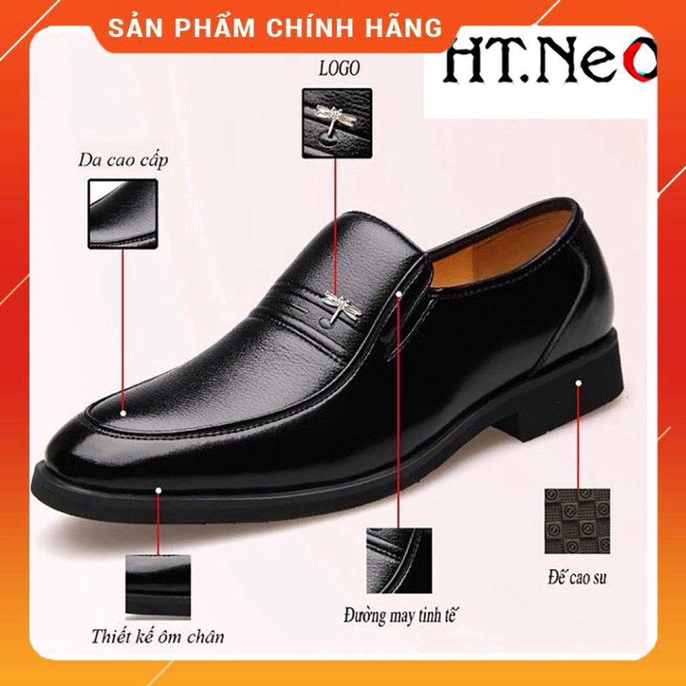 GIÀY DA NAM TRUNG NIÊN  💖 HT.NEO 💖 da bò xịn hàng đẹp tăng chiều cao thêm 6cm kết hợp quần áo siêu đẹp (dd21)