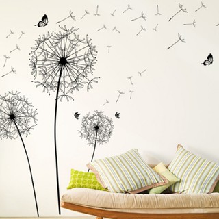 Đề can dán tường hình hoa bồ công anh