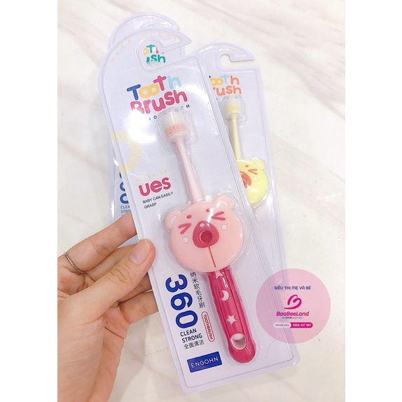 🪥🪥Bàn chải 360 độ UES sợi Nano siêu mềm cho bé