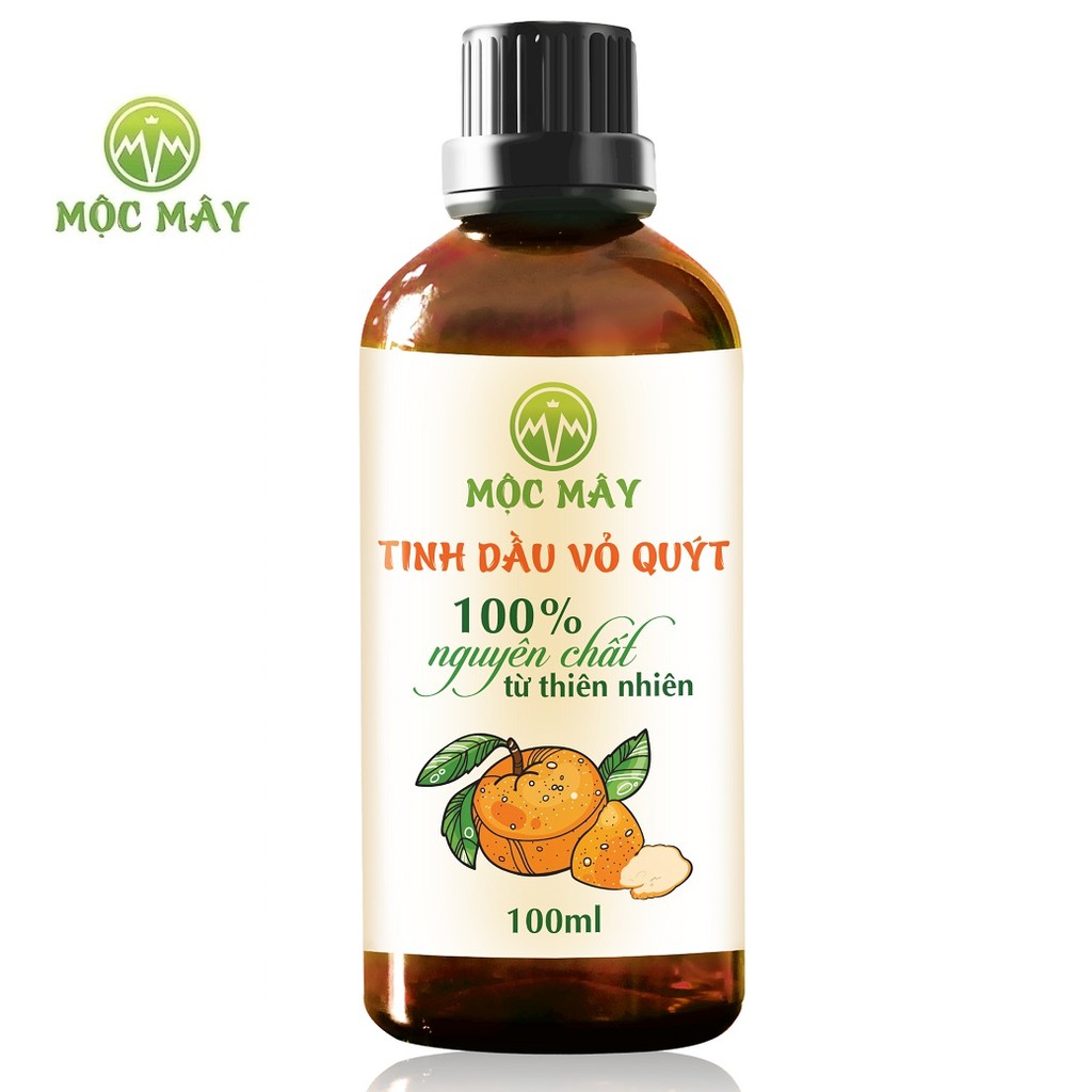 Tinh dầu vỏ quýt Mộc Mây cao cấp chai lớn 100ml