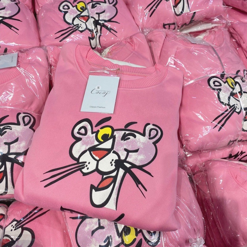 [Mã FASHION15K hoàn 15K xu đơn 99K] Bộ nỉ bông PinkPanther | BigBuy360 - bigbuy360.vn