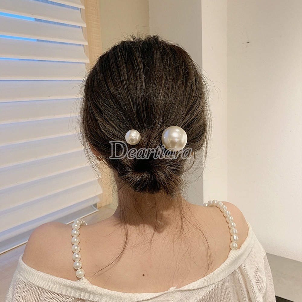 Trâm cài tóc đính ngọc trai xinh xắn dành cho nữ