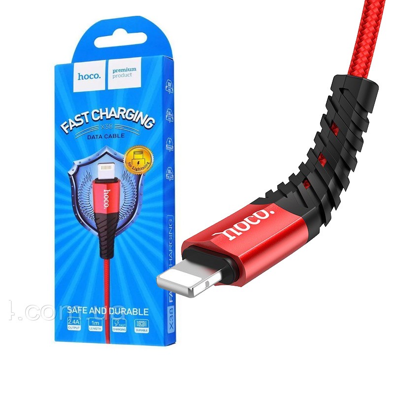 Cáp Sạc Ip💎Sạc Nhanh + Chống Gãy 💎 Dây Sạc IPHoco X38 Ip