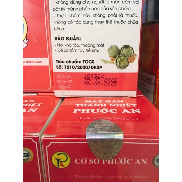 Mát Gan Giải Độc Dạng Nước 280Ml . Mát gan thanh nhiệt Phước An
