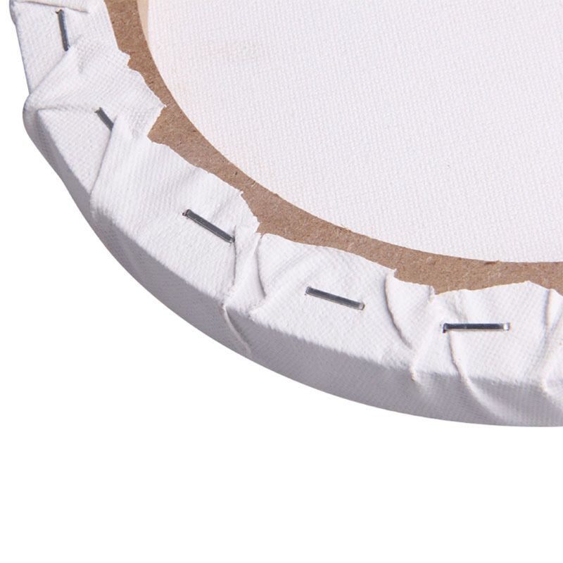 Tấm Vải Trang Trí Tường Hình Tròn Bằng Vải Canvas In Hình Tranh Sơn Dầu Nghệ Thuật