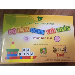 làm quen với toán 3-4 tuổi
