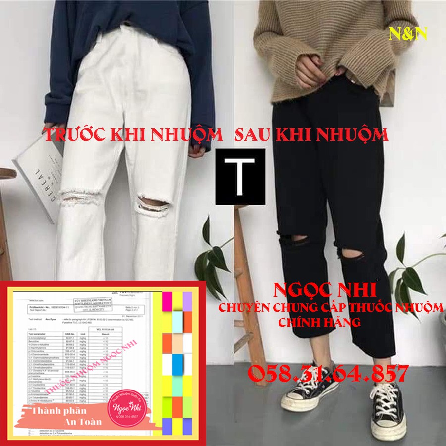 Nhuộm Quần Jeans Cao Cấp 2 Quần Bạc Màu