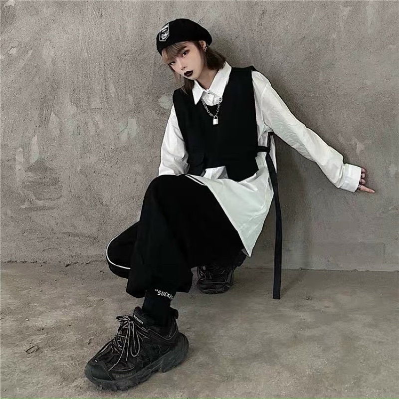 Set 2 Áo sơmi & ghile Unisex