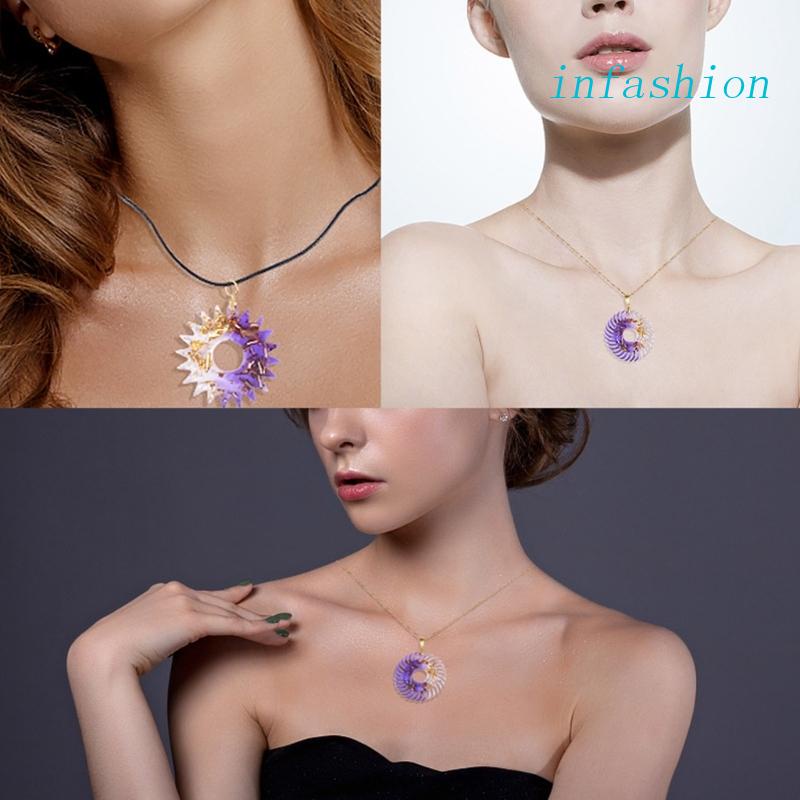 Khuôn Silicone Làm Mặt Vòng cổ Hình Bánh Răng Phong Cách Steampunk DIY