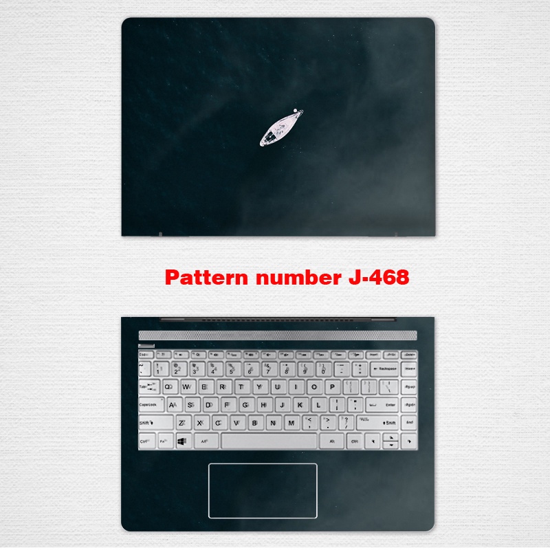 Bộ 2 Đề Can VINYL Màu Đen Tự Dính Dán Laptop 12 13 14 15.6 inches ASUS ROG G513Q FX506HC FX506HM Zenbook U3700JProtector