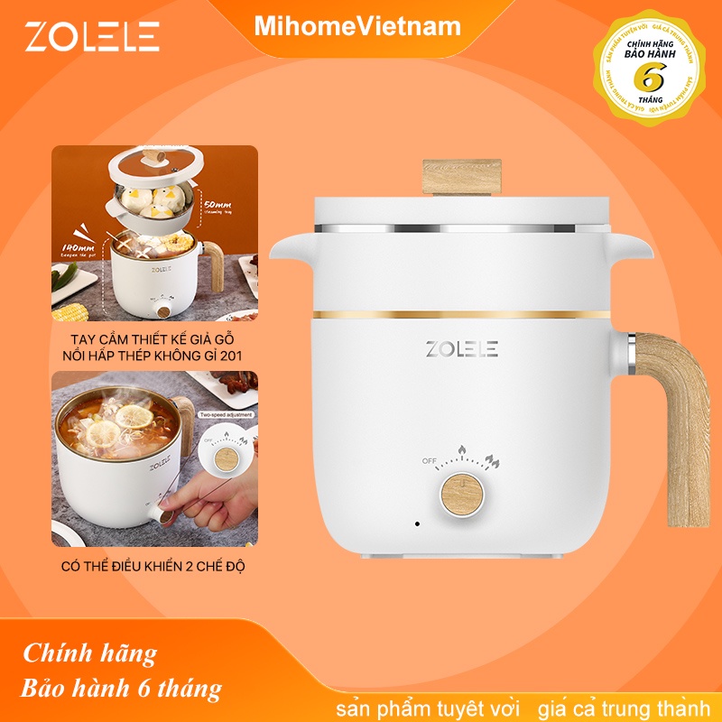 Nồi nấu canh đa năng zolele ZC302 - dung tích  1.5L, lớp chống dính