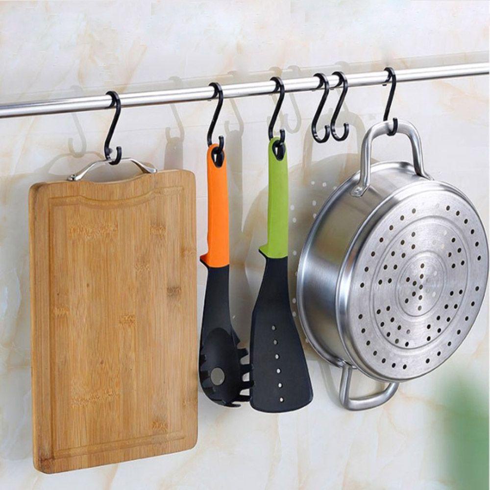 Set 10 / 15 / 20 / 25 / 30 Móc Treo Đồ Hình Chữ S Bằng Thép Không Gỉ Tiện Dụng Cho Phòng Tắm