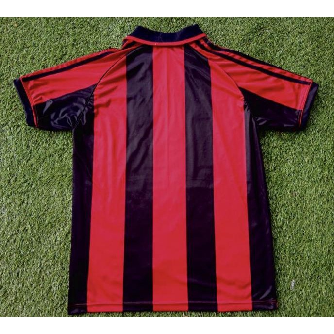 Áo thun thể thao Ac Milan 1998 phong cách Retro