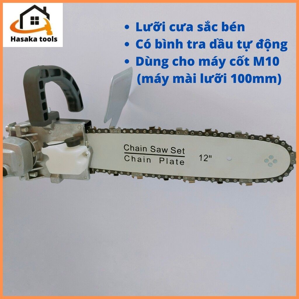 Lưỡi cưa xích gắn máy mài dùng cho máy cắt cầm tay 1 tấc
