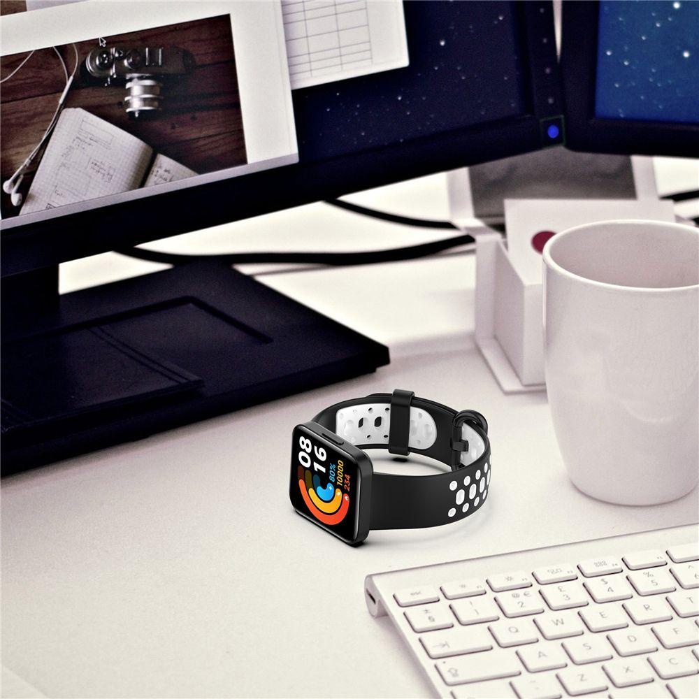 BTLIMER Dây Đeo Thay Thế Chất Liệu Silicon Màu Trơn Cho XiaoMi Redmi Watch 2 Lite