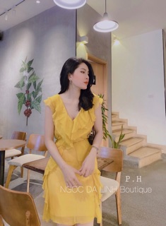 Váy tơ bèo ngắn