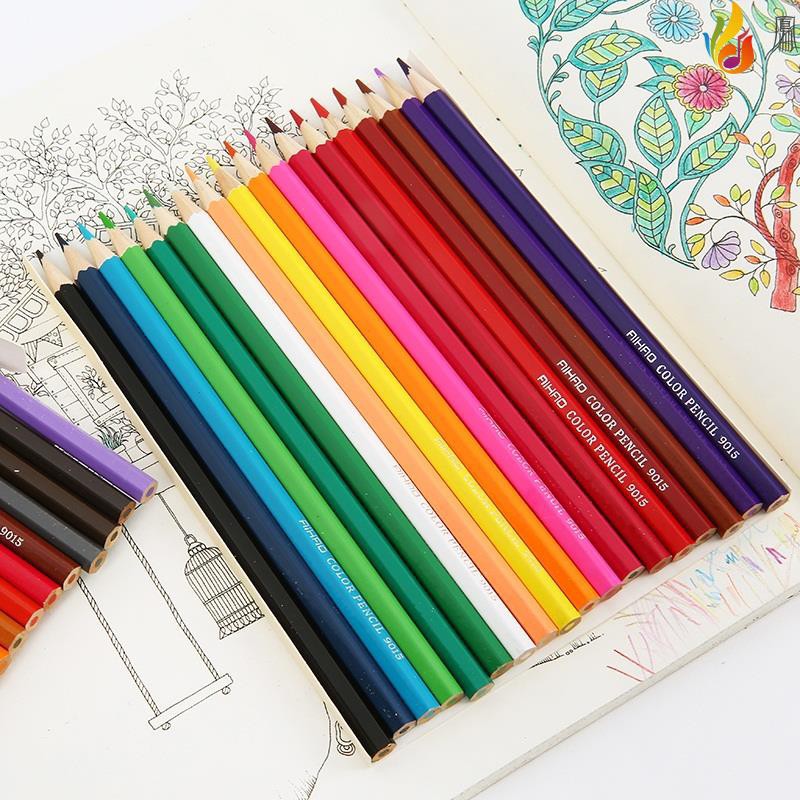 [ SỈ/ BUÔN] 24 cây bút chì màu, Bút tô màu gỗ