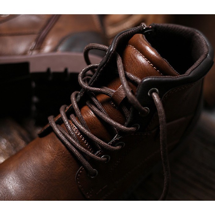 Giày da nam size lớn chất liệu da bò