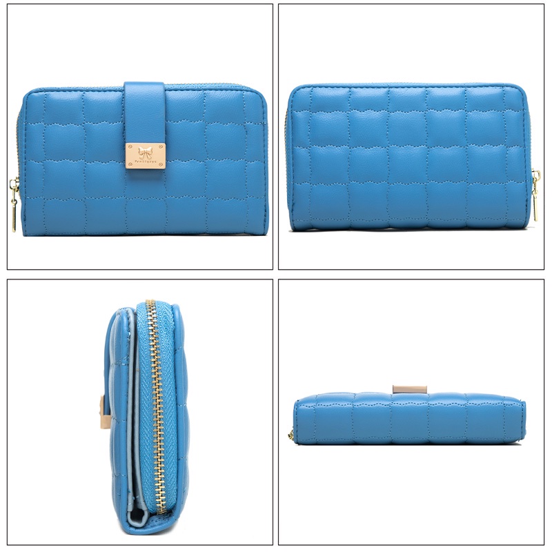 Ví Da Pu Thiết Kế Đơn Giản Thời Trang Cho Nữ