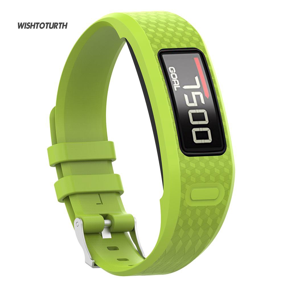☼Dây Đeo Thay Thế Chất Liệu tpu Màu Trơn Cho garmin vivofit 1 2