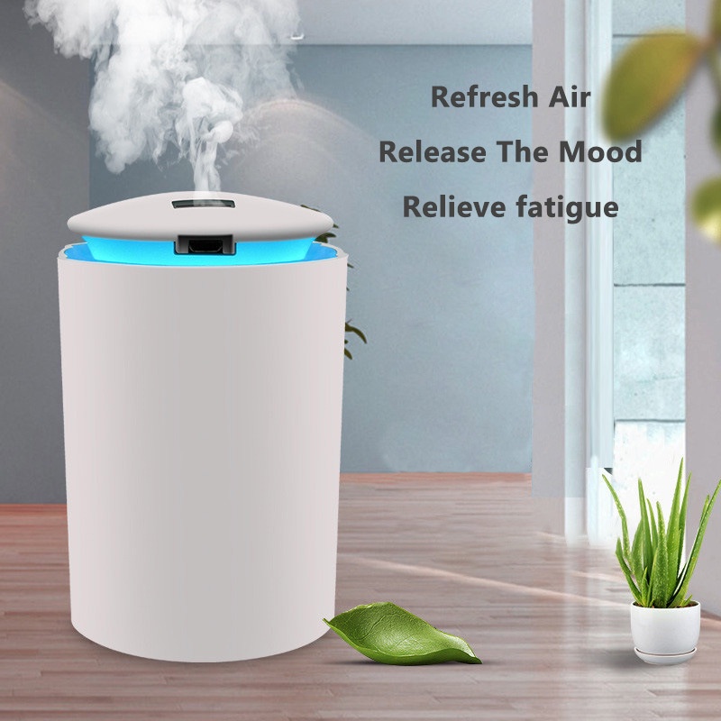 Máy phun sương tạo độ ẩm cho phòng ngủ và bàn làm việc, phun sương cấp ẩm đèn led nhiều màu sắc