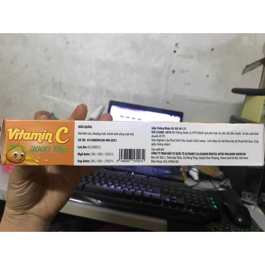 VITAMIN C 3000 PLUS SELENZIN MAX DẠNG NƯỚC