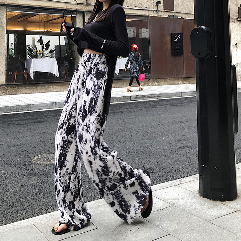 quần ống rộng In Họa Tiết Cá Tính Cho Nữ | BigBuy360 - bigbuy360.vn