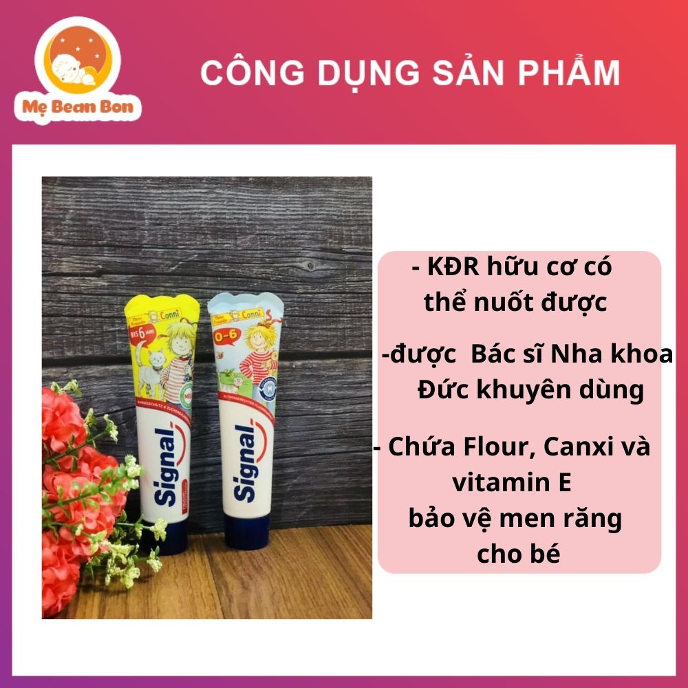 Kem Đánh Răng Signal 50 ml Cho Bé 0-6 Tuổi của Đức