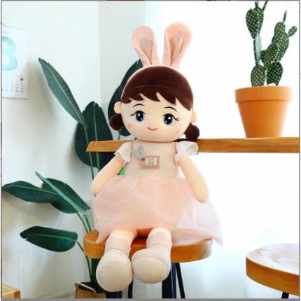 Búp Bê Tai Thỏ , Quà Tặng Cho Bé Size 60-80-1M