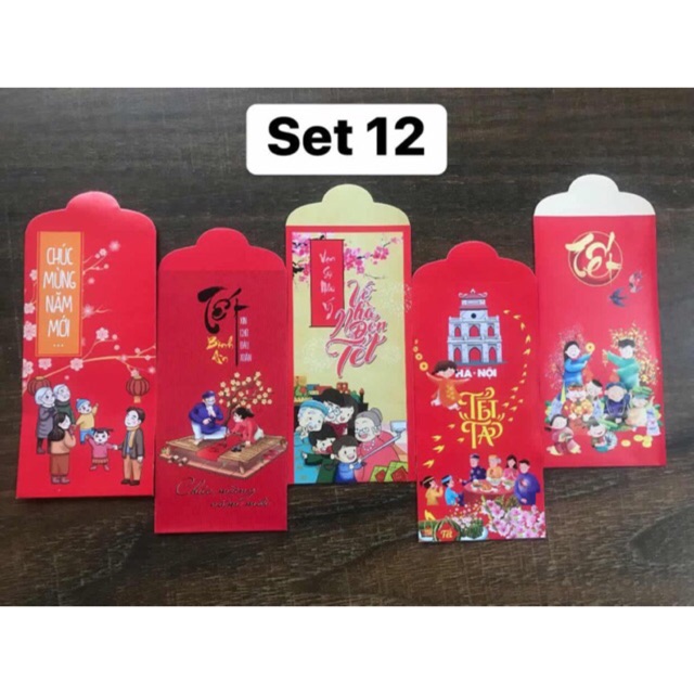 10c Lì Xì Tết Kỷ Hợi - set 12