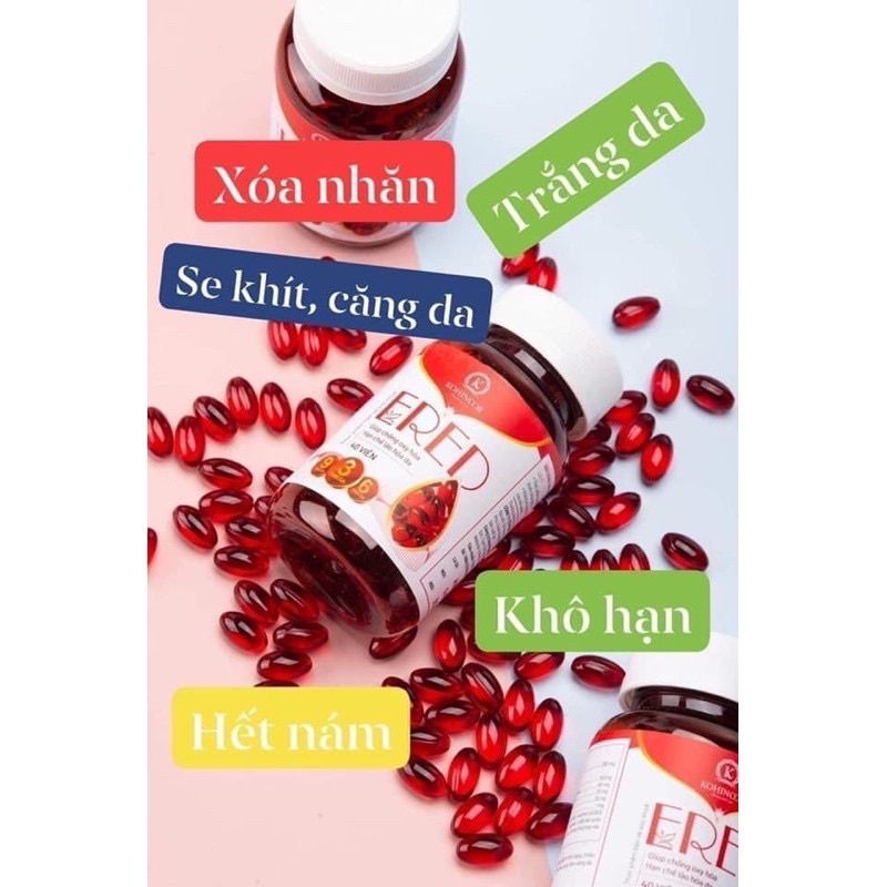 Vitamin E Ered Kohinoor Sáng da mờ thâm nám