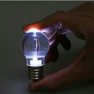 Móc khóa hình bóng đèn có đèn led