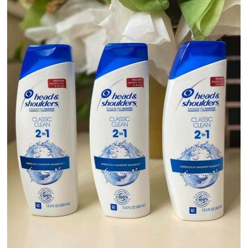 Dầu gội HEAD & SHOULDERS 2 IN 1 của Mỹ 400ml
