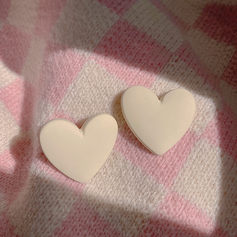 Bông Tai Hình Trái Tim Thiết Kế Đơn Giản Phong Cách Mới 2022 Thời Trang Cho Nữ