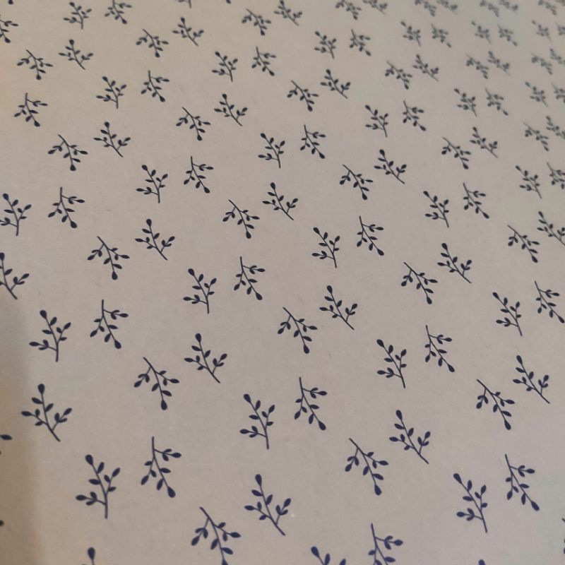 Cuộn 10 tờ GIẤY GÓI QUÀ (50x70cm) hoạ tiết HOA LÁ Vintage chất liệu giấy Kraft dày dặn