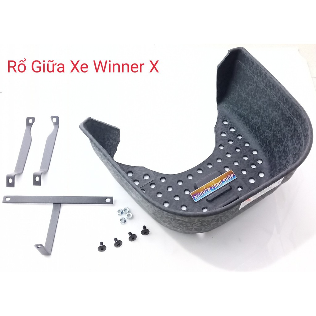 rổ giữa xe winner x màu xám hoa văn