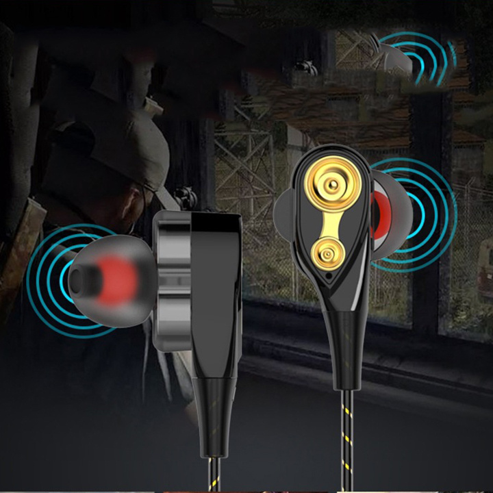 Tai nghe có mic HIFI AHS-Q18 nghe gọi chỉnh âm lượng nút tai chống ồn jack 3.5mm - BH 1 đổi 1 youngcityshop 30.000