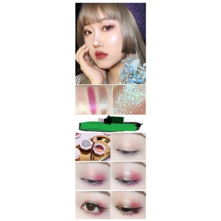 Phấn mắt HOJO vân đá 3 mầu kèm gương